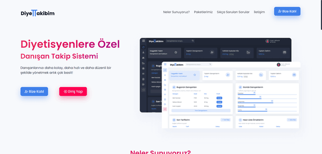 Diyet Takibim | Danışan Takip Sistemi