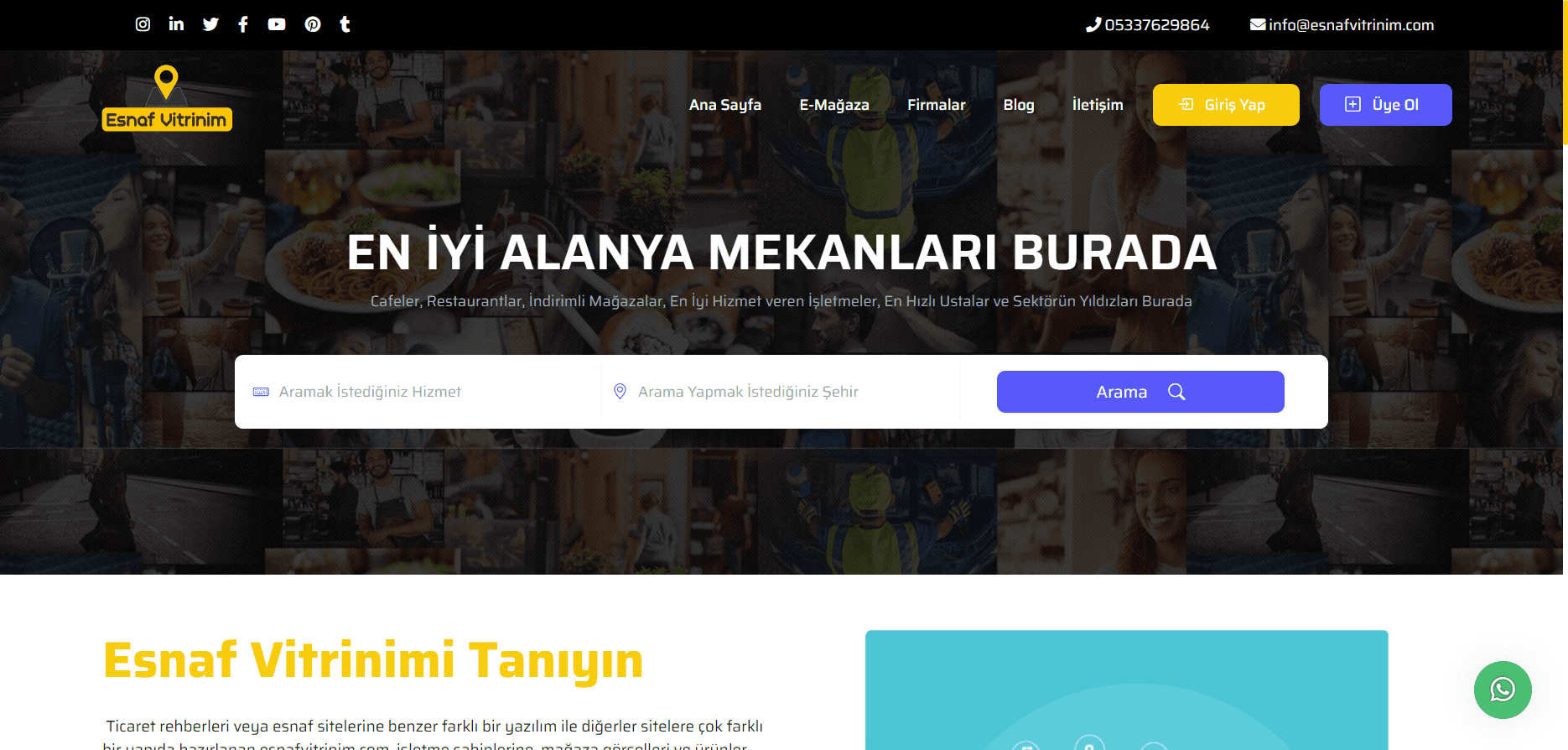 Esnaf Vitrinim | Firma Rehberi