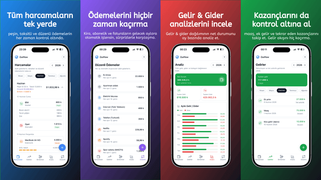 Outflow: Income & Expense Tracking